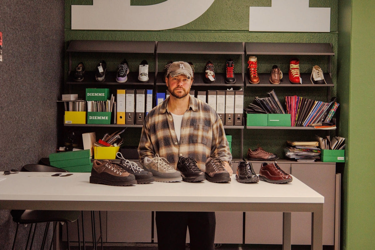 Christian Holler in the Diemme factory