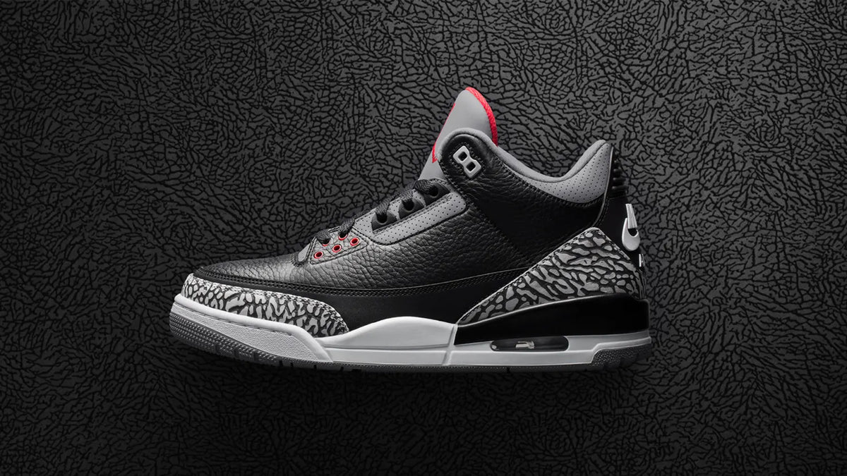 The Nike Air Jordan 3 All Star 'Black Cement' sneakeres.