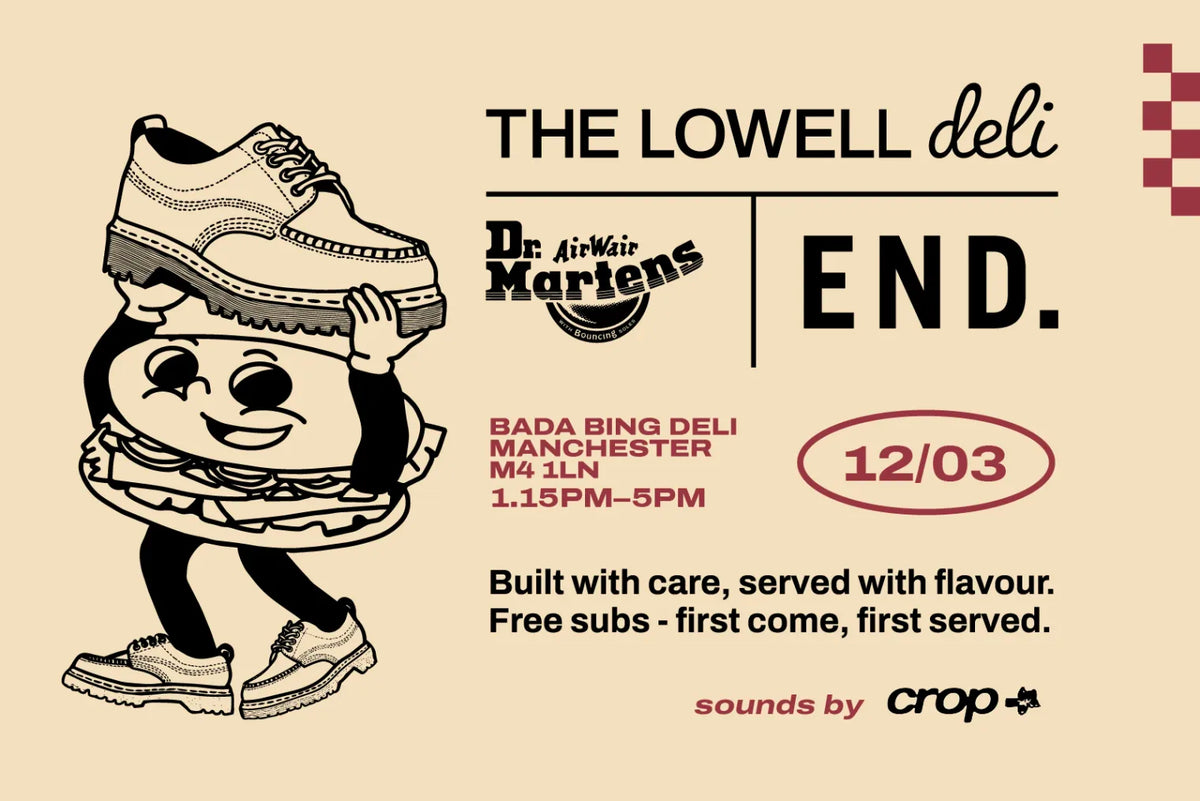 Poster advertising Dr Martens event 