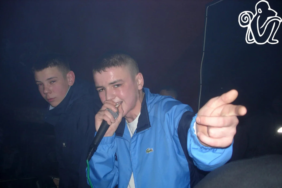 Ravers at the New Monkey nightclub