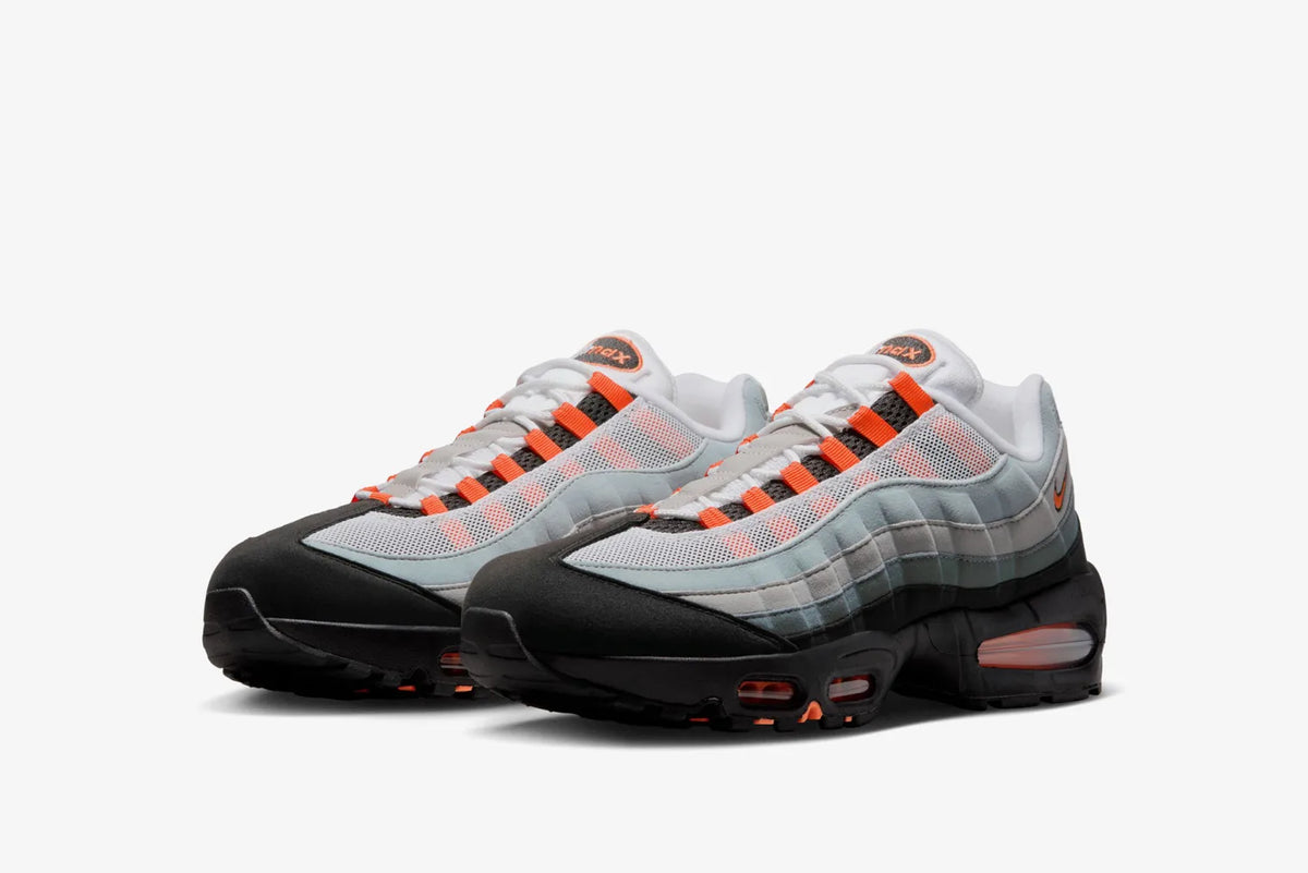 The Nike Air Max 95 Mandarin sneakers.