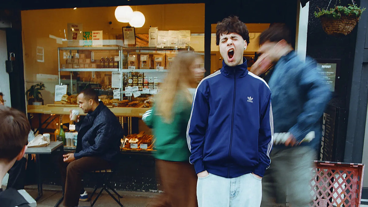 photo of niko b in an adidas top