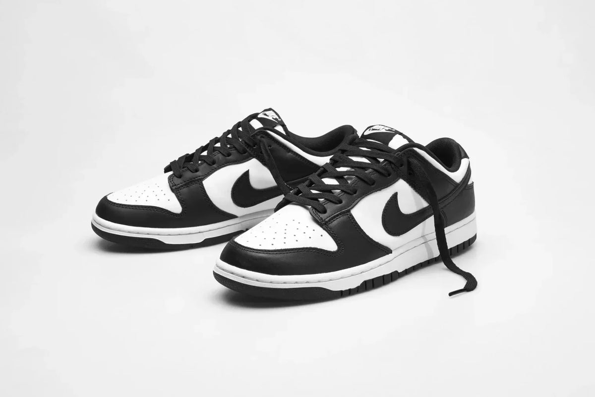 A pair of Nike's Dunk Low Retro sneakers.
