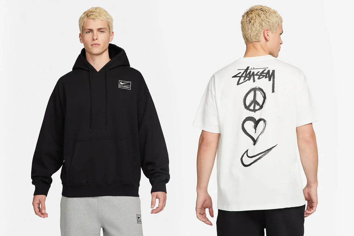The Nike x Stussy apparel collection.