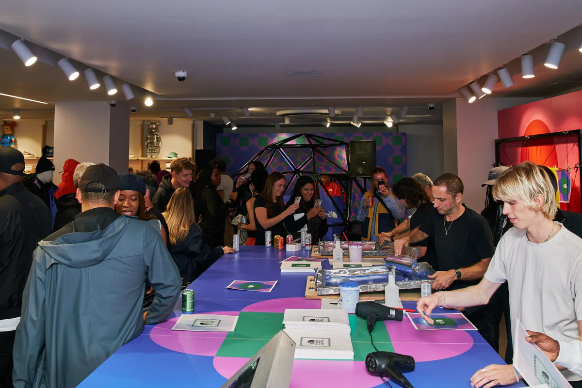 The North Face x Yinka Ilori event at END. London.