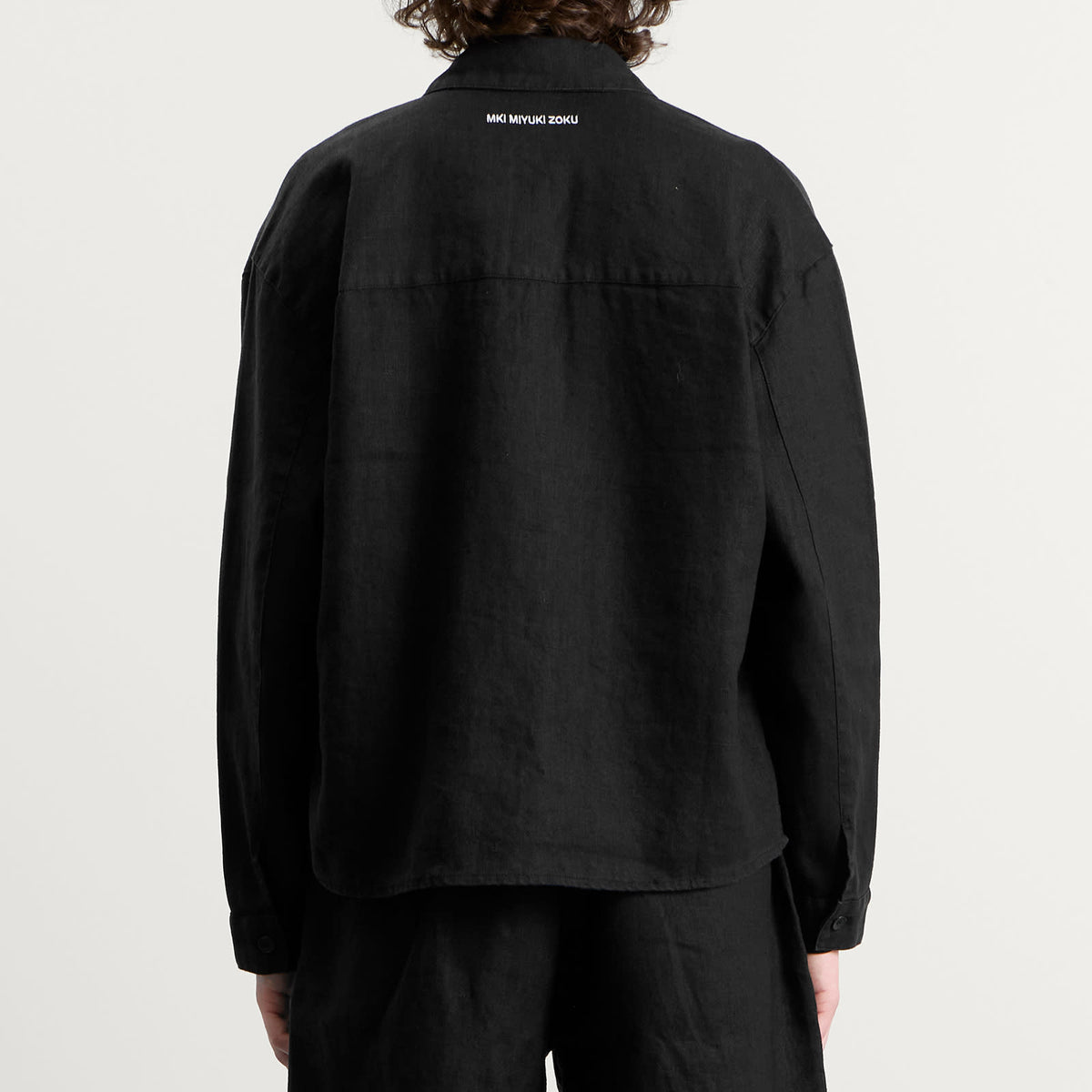 MKI Linen Box Dress Shirt