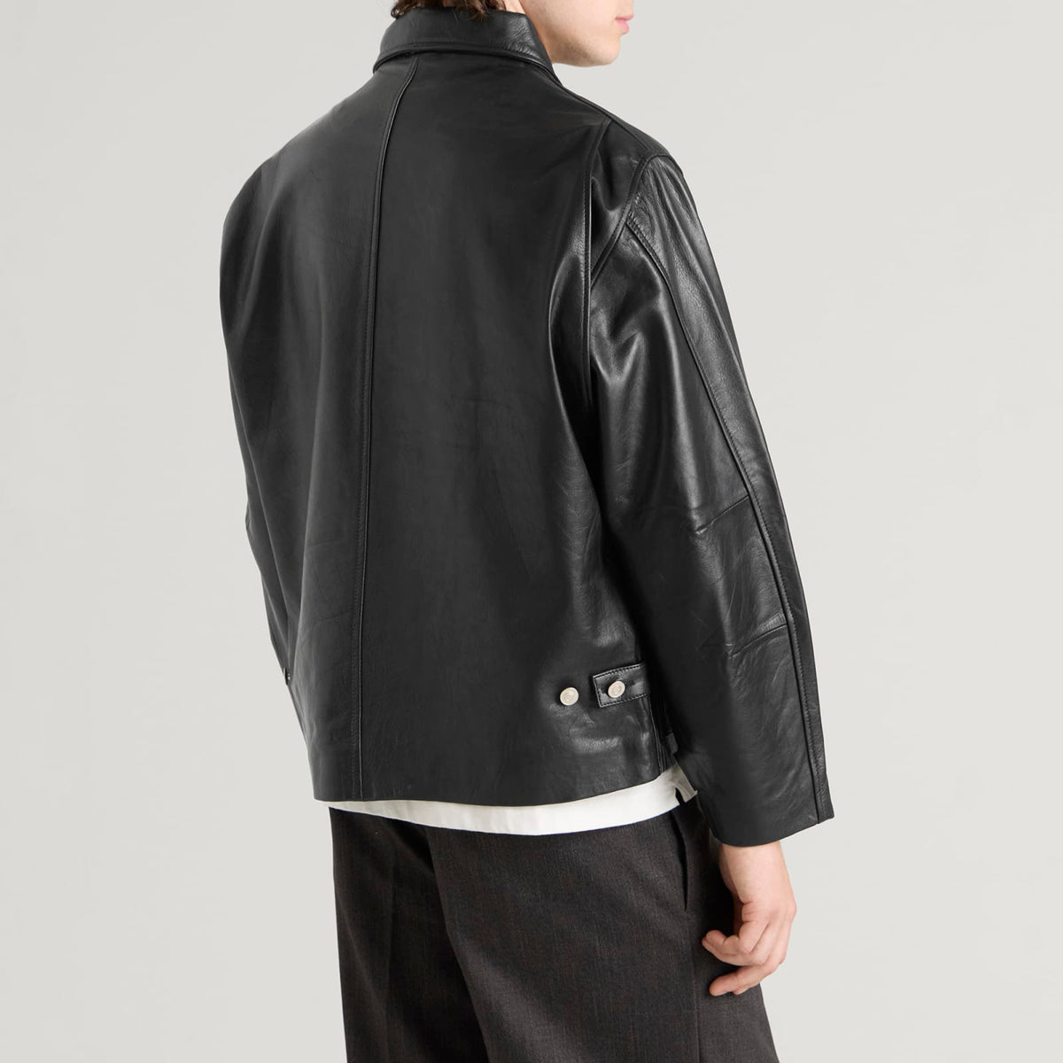 Beach Brains Welding Leather Jacket