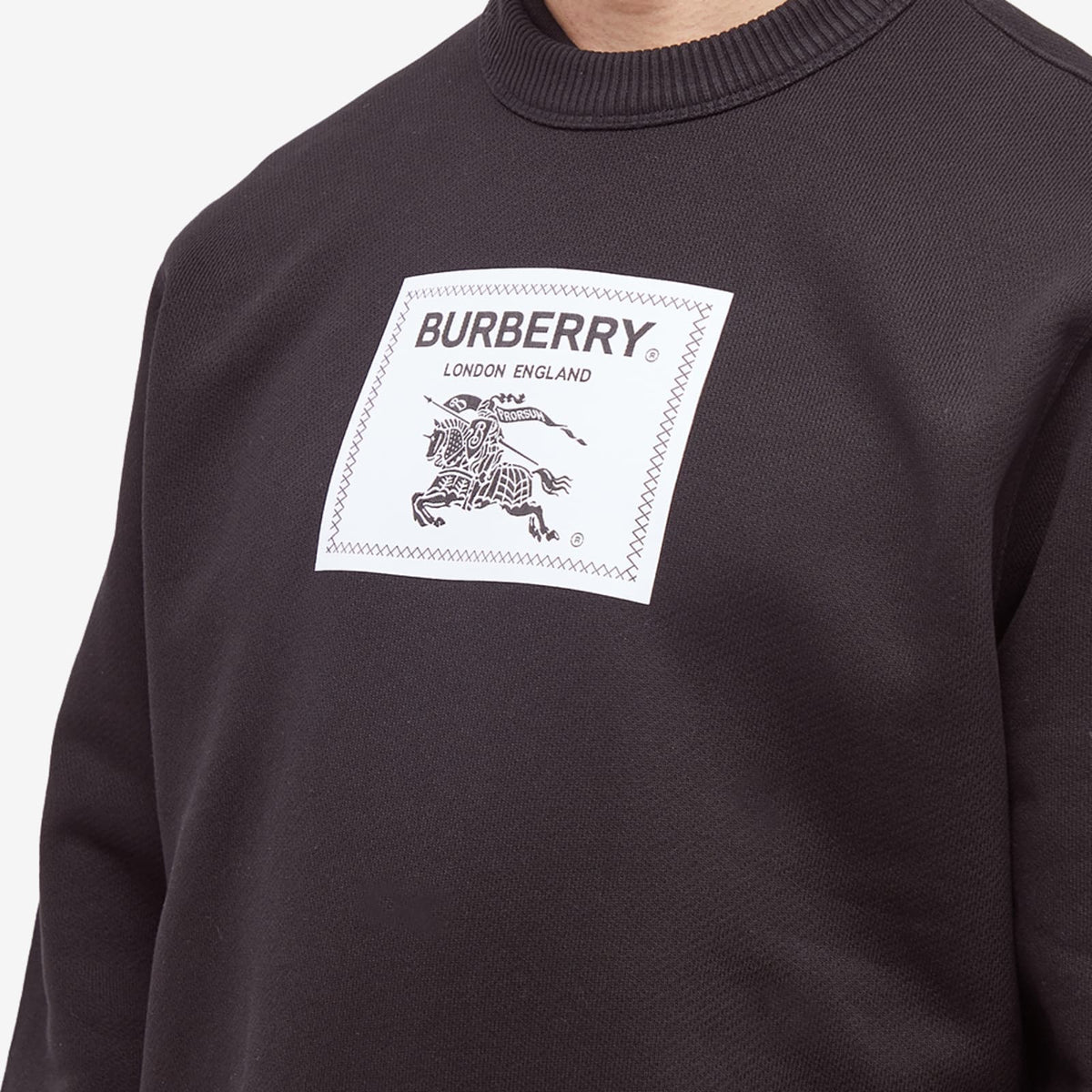 Burberry Lyttleton Label Logo Crew Sweat