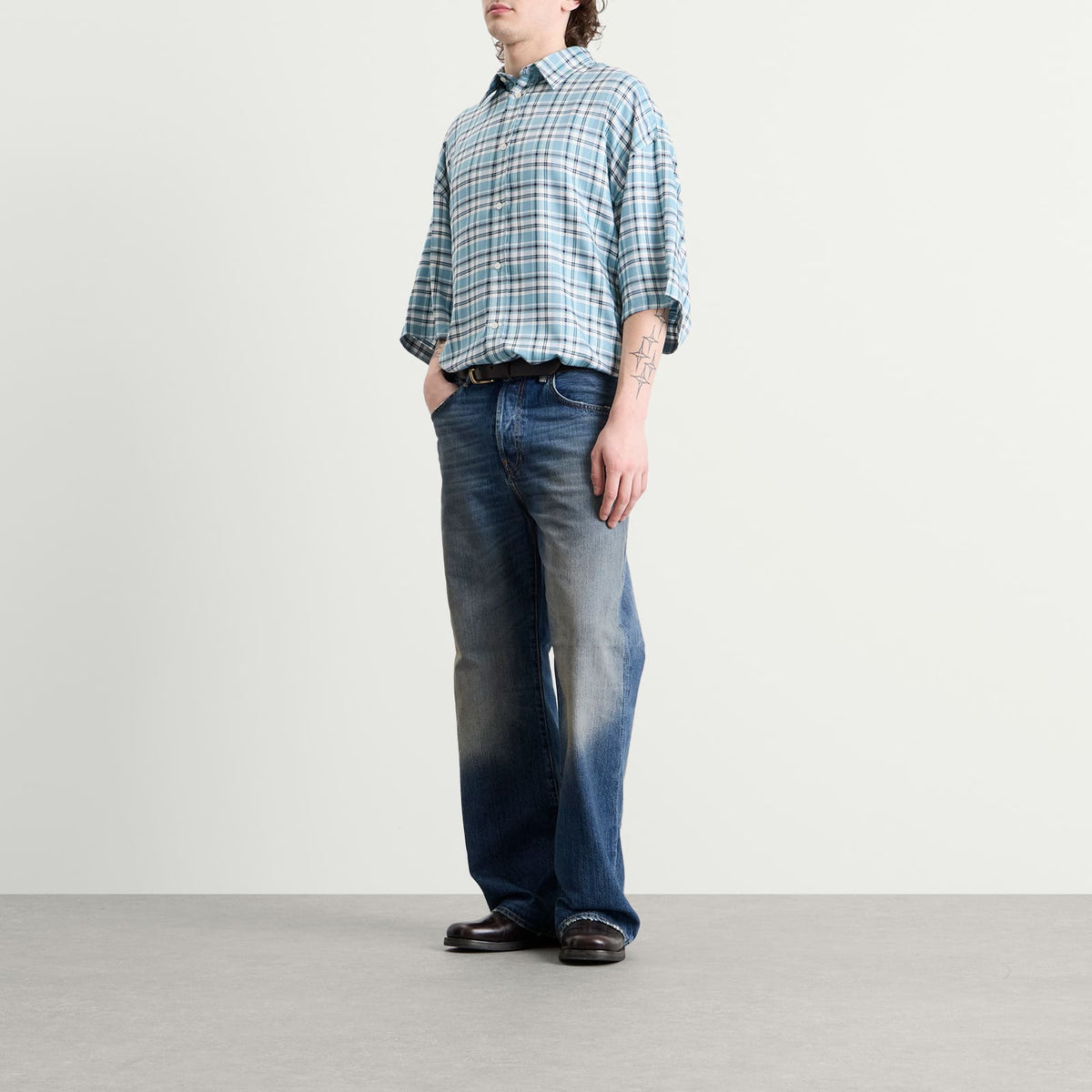 Acne Studios Short Sleeve Check Shirt