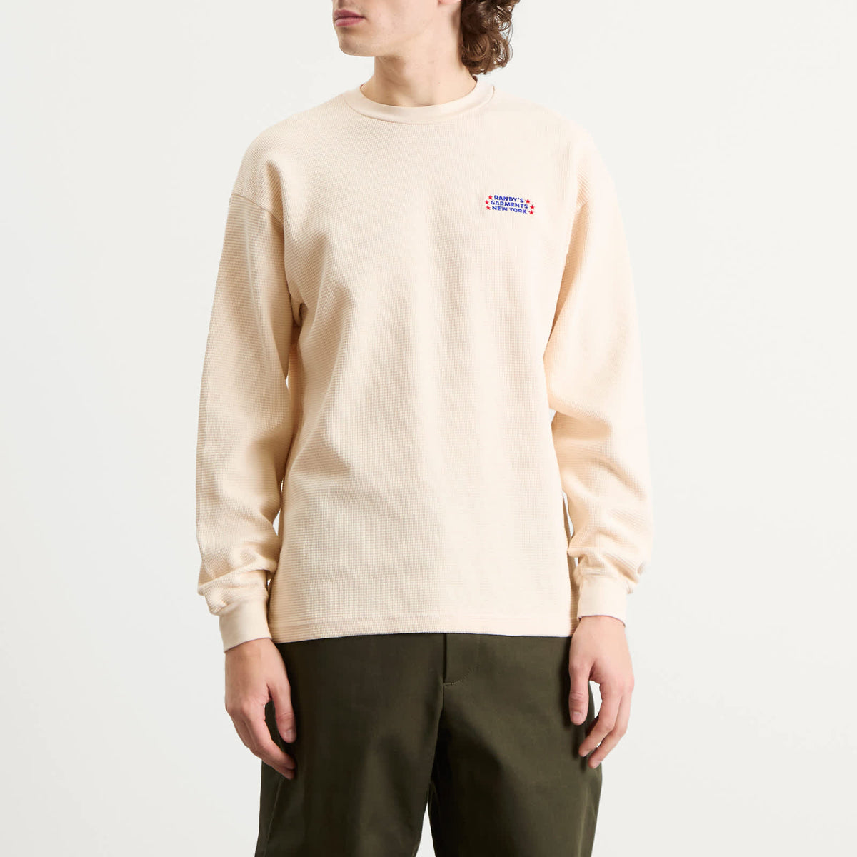 Randy’s Garments  Heavyweight Thermal Crew Neck Sweatshirt
