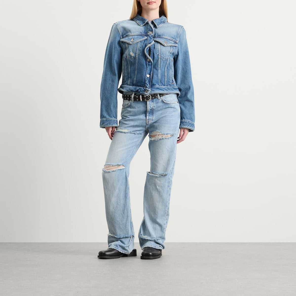 Acne Studios Oleag Vintage Wiggle Denim Jacket