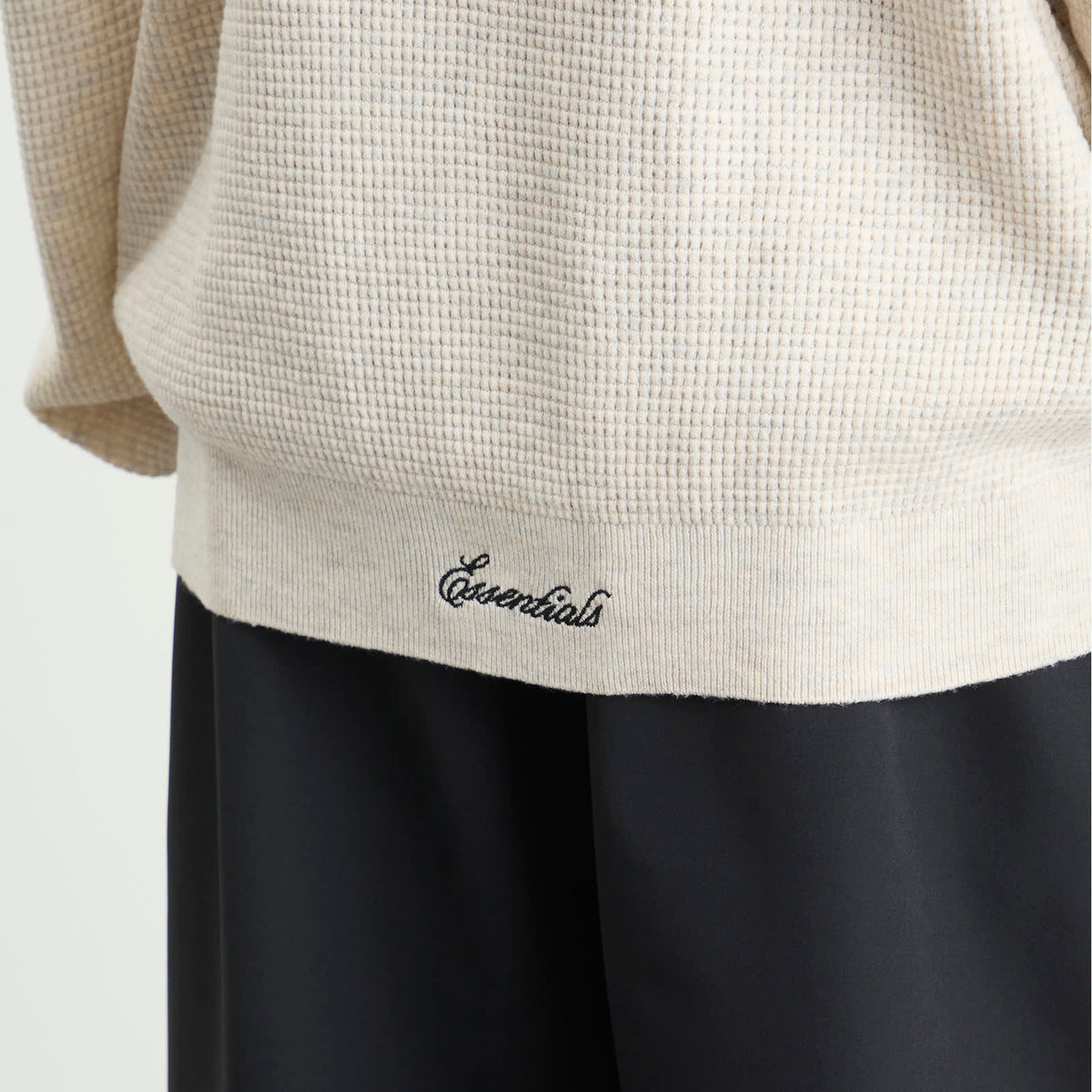 Fear of God ESSENTIALS Signature Waffle 90s Crew Neck Sweats