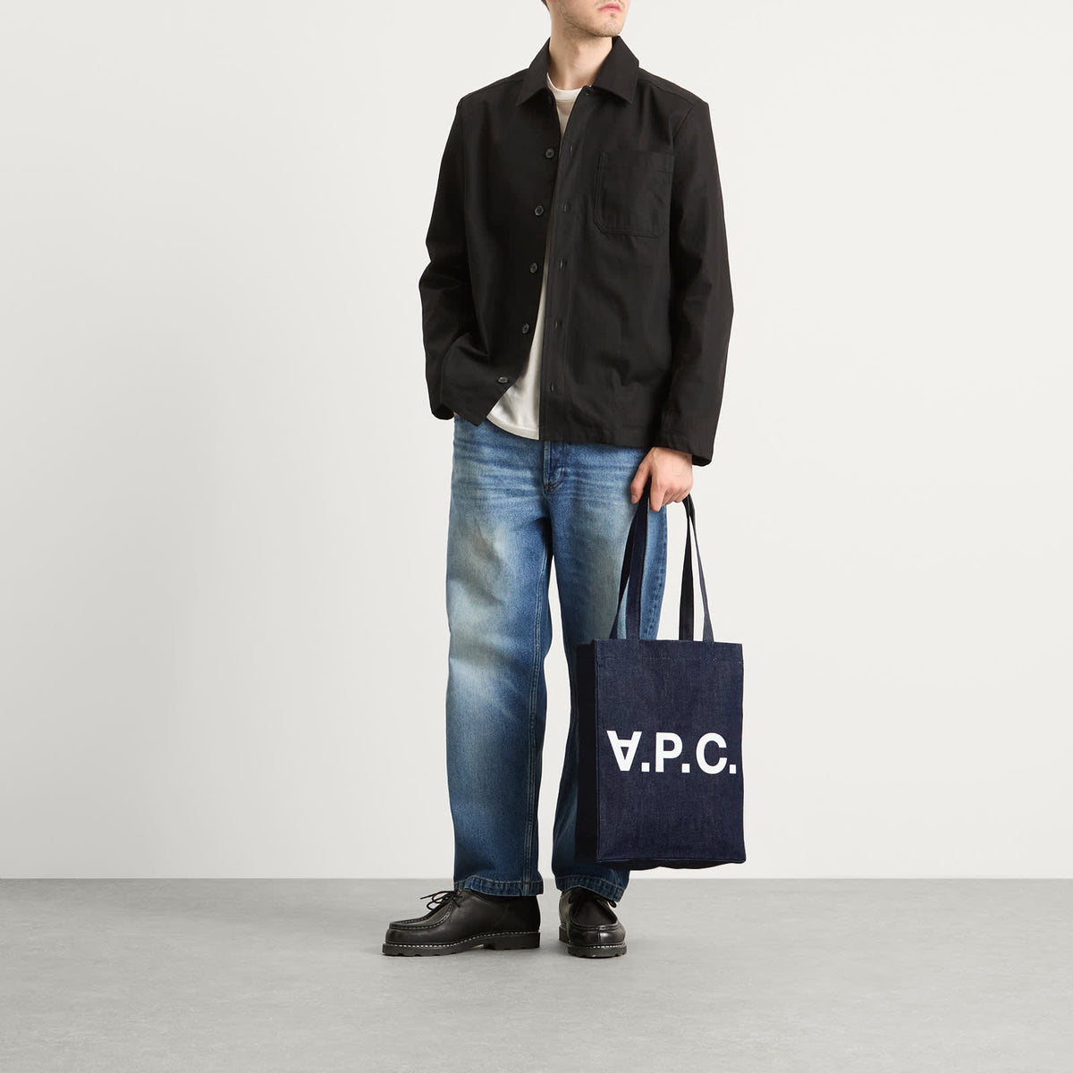 A.P.C. Laure Denim Tote Bag
