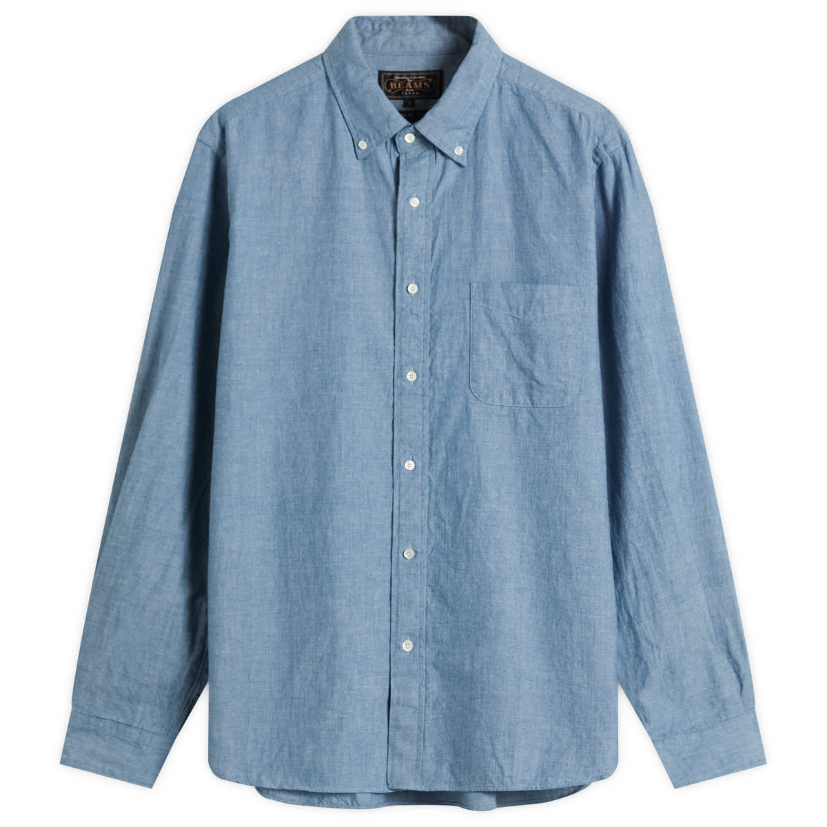 Beams Plus Button Down Chambray Shirt