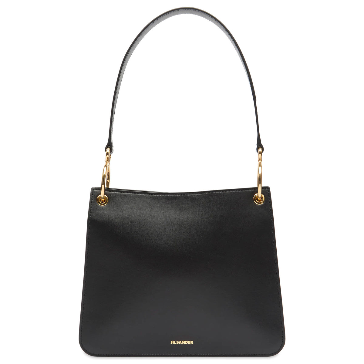 Jil Sander Otto SM Leather Shoulder Bag