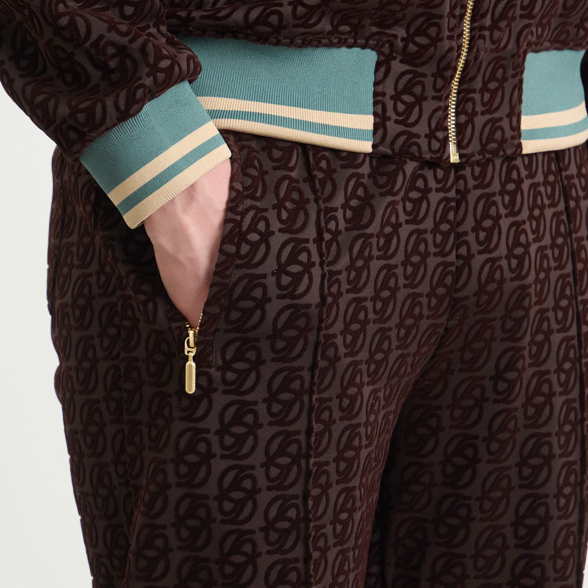 Drole De Monsieur Monogrammed Tracksuit Trousers