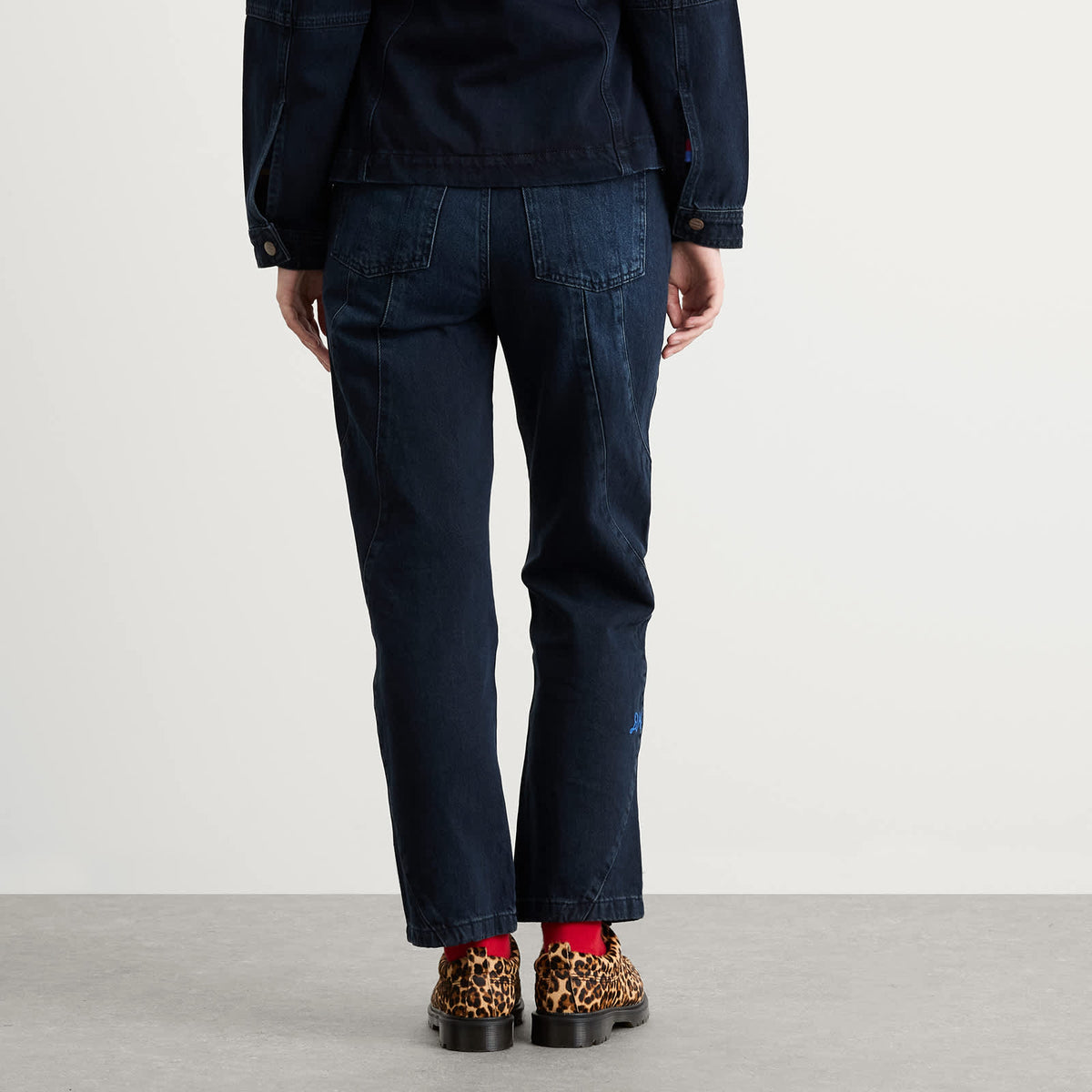 Damson Madder Juli Wavy Seams Jeans