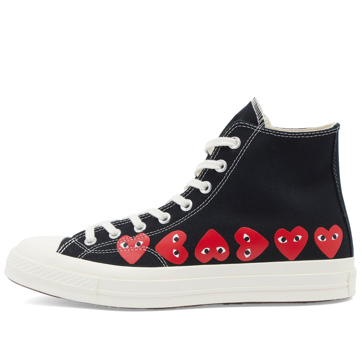 Comme des Garçons Play x Converse Multi Heart High Sneaker