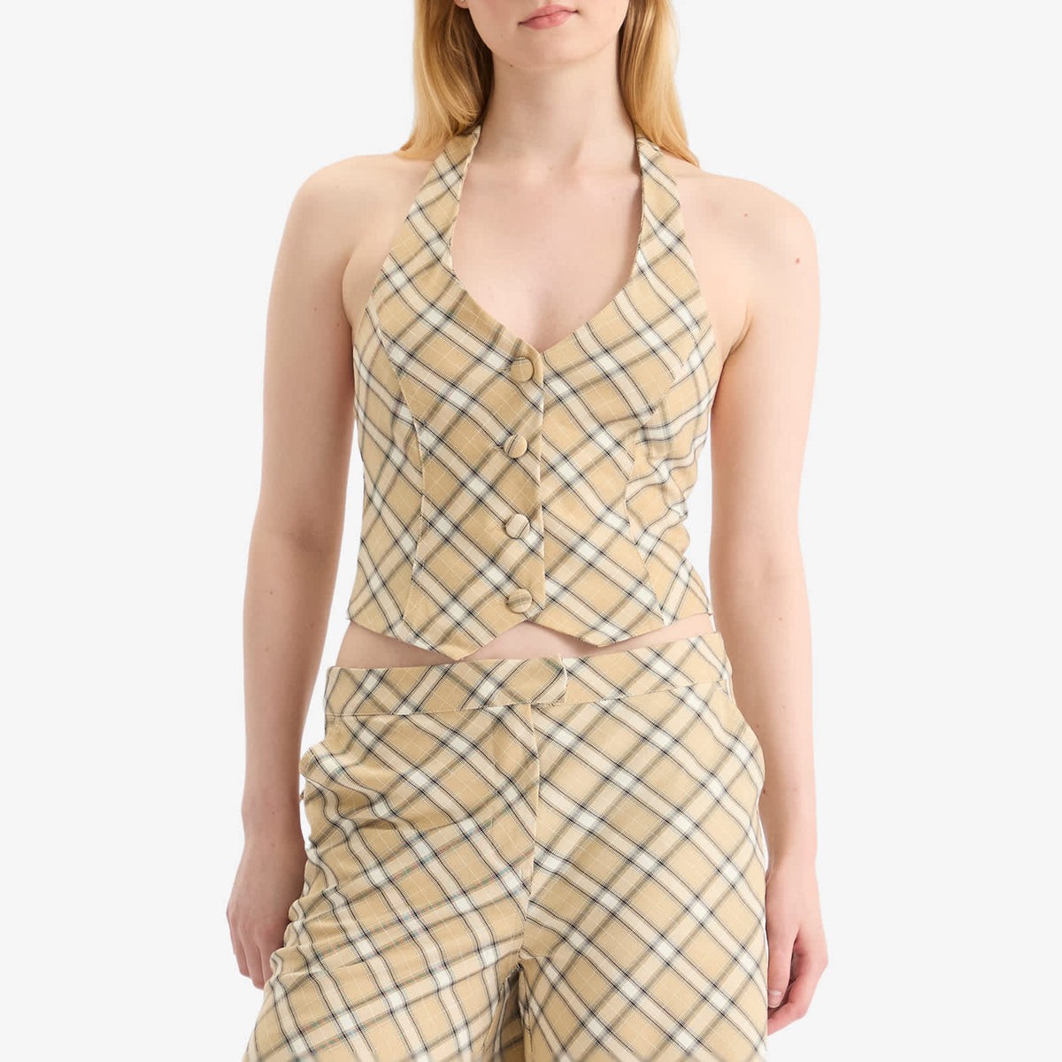 House of Sunny Sloane Check Waistcoat