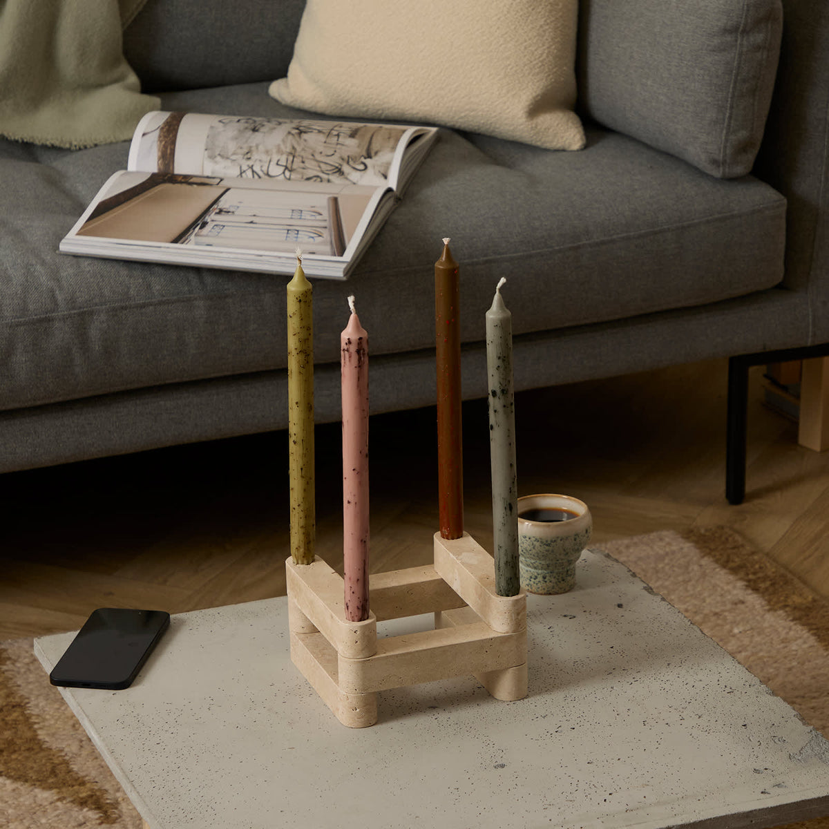ferm LIVING Newel Modular Candle Holder - Set of 6