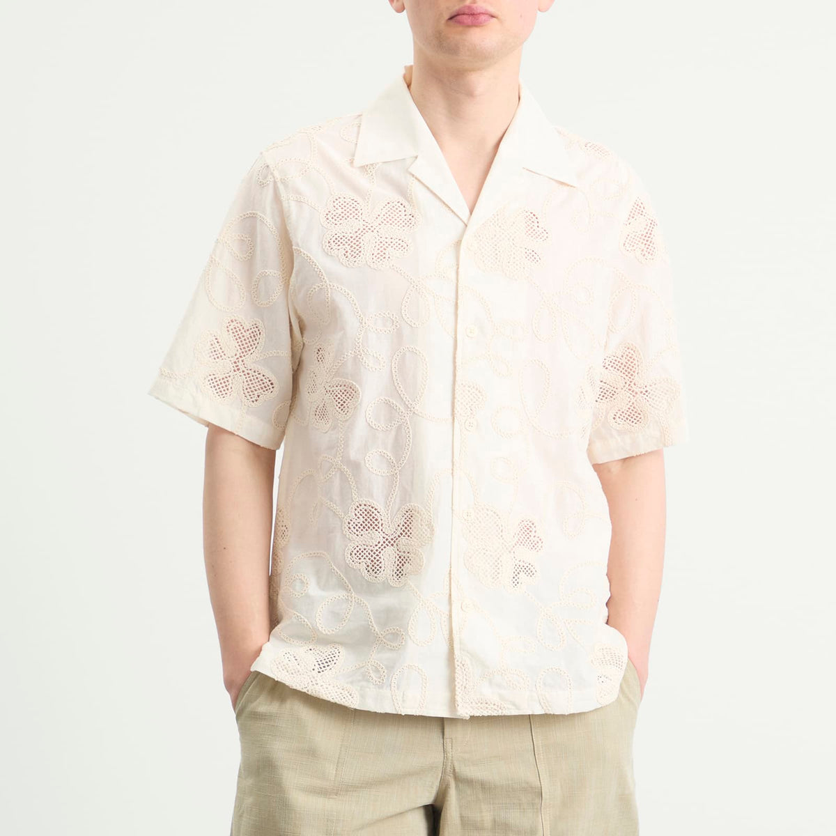 NN07 Ben Embroidered Vacation Shirt