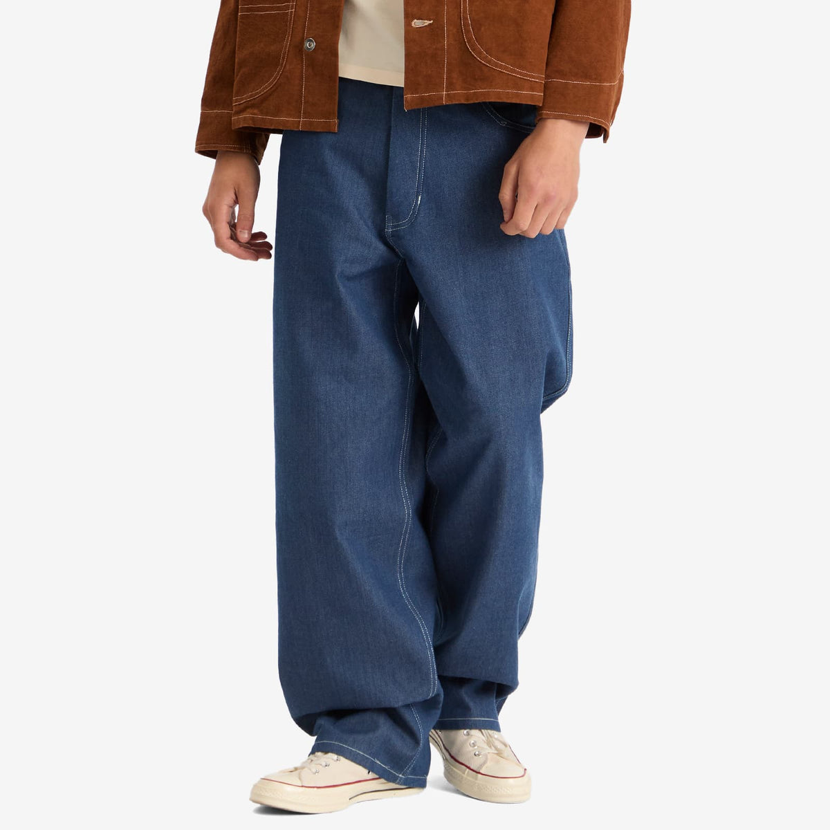 Story mfg DARK DENIM WONKY WEAR