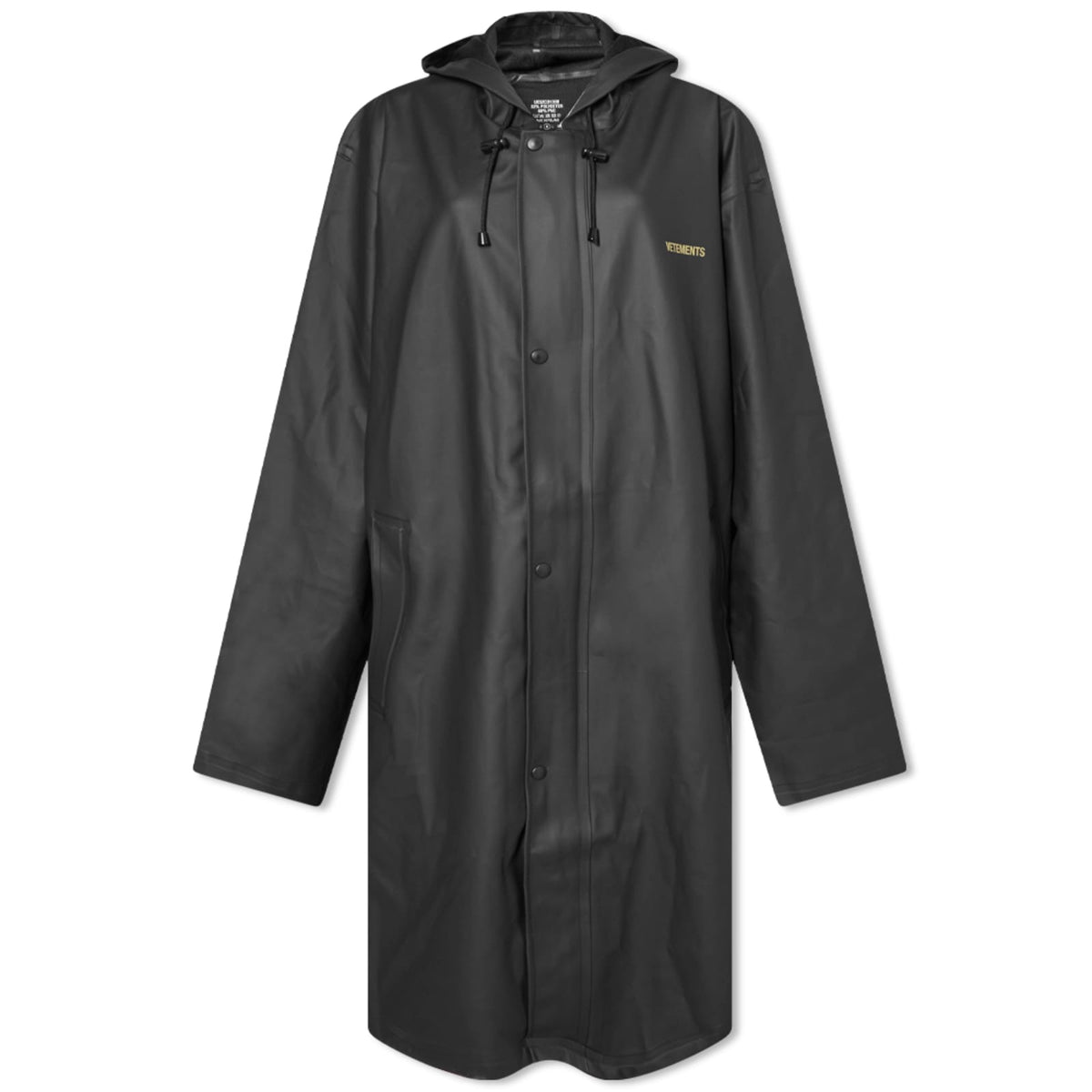 VETEMENTS Iconic Logo Hooded Raincoat
