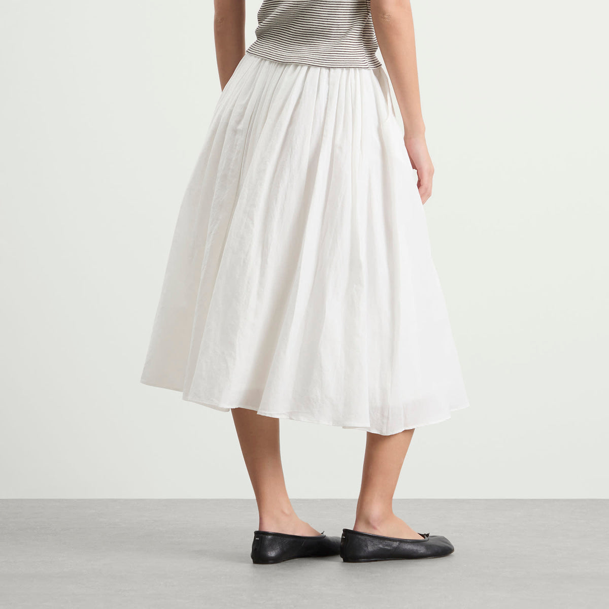 Nothing Written Shore Linen Midi Skirt