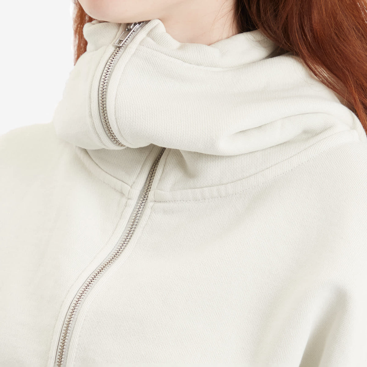 Entire Studios Cropped Full Zip Hoodie