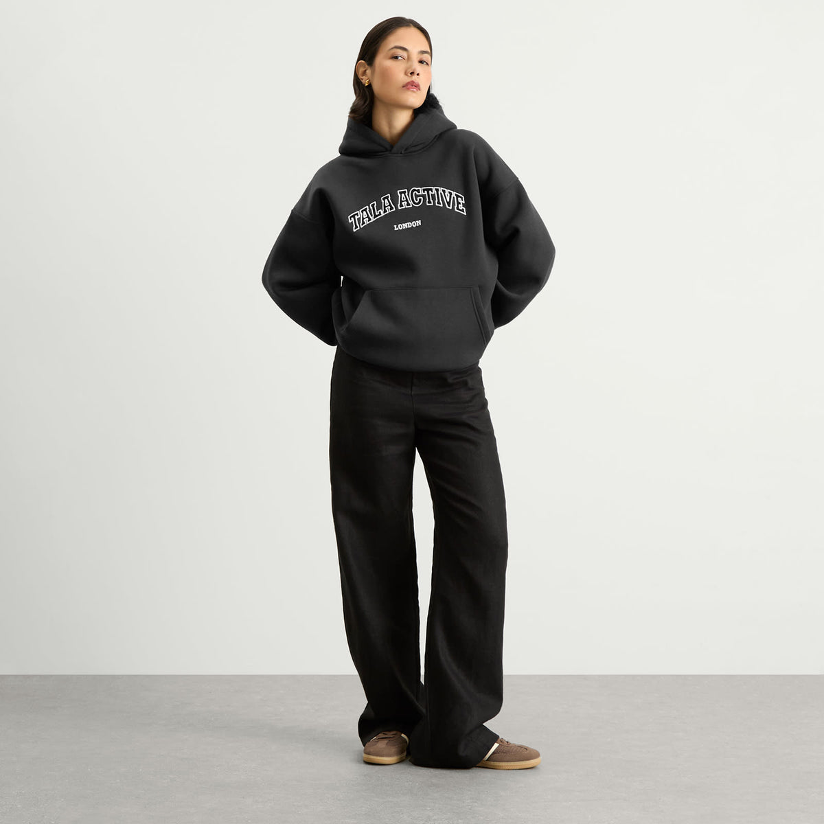 TALA Oversized Active Logo Hooded Sweatshirt