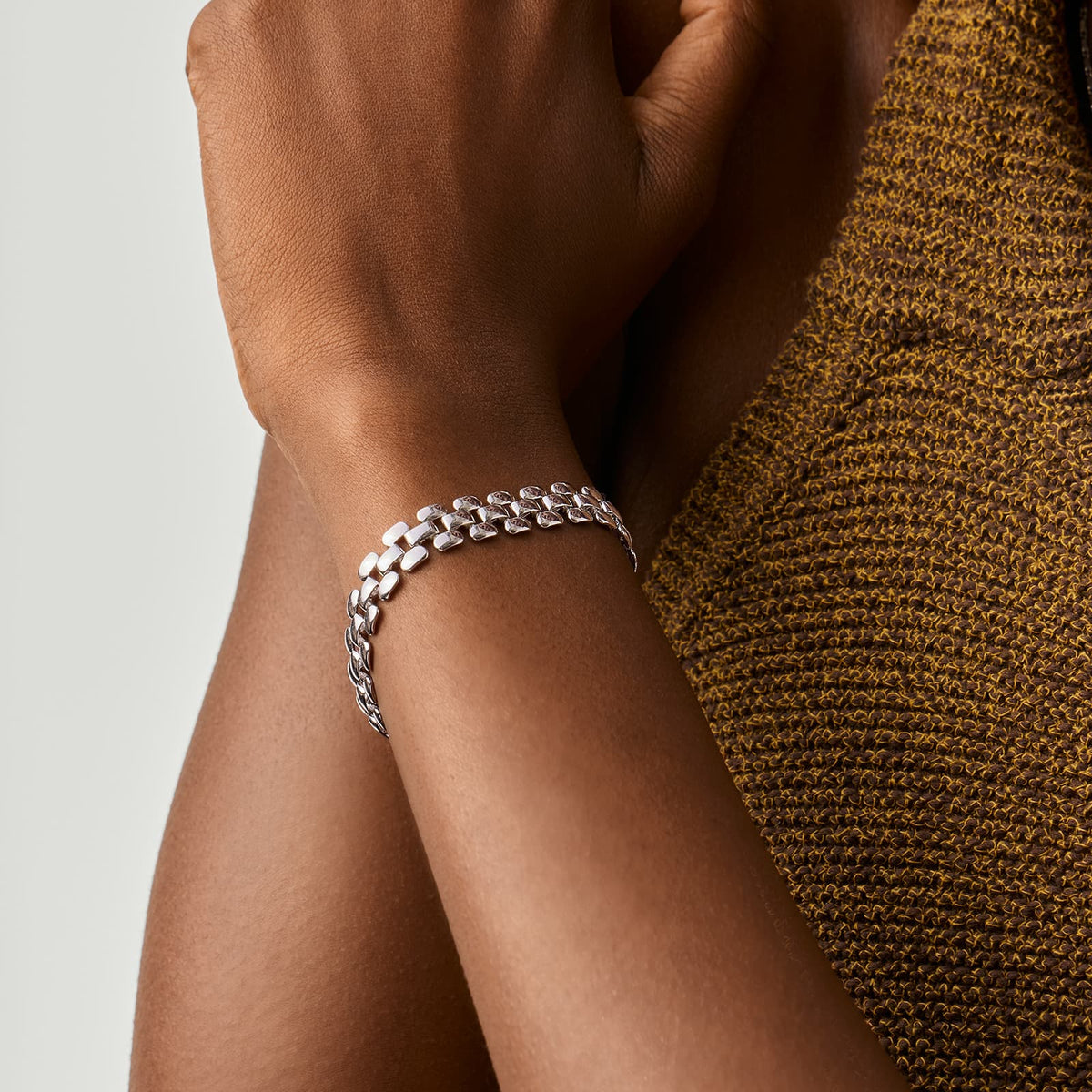 Missoma Timepiece Wide Chain Bracelet