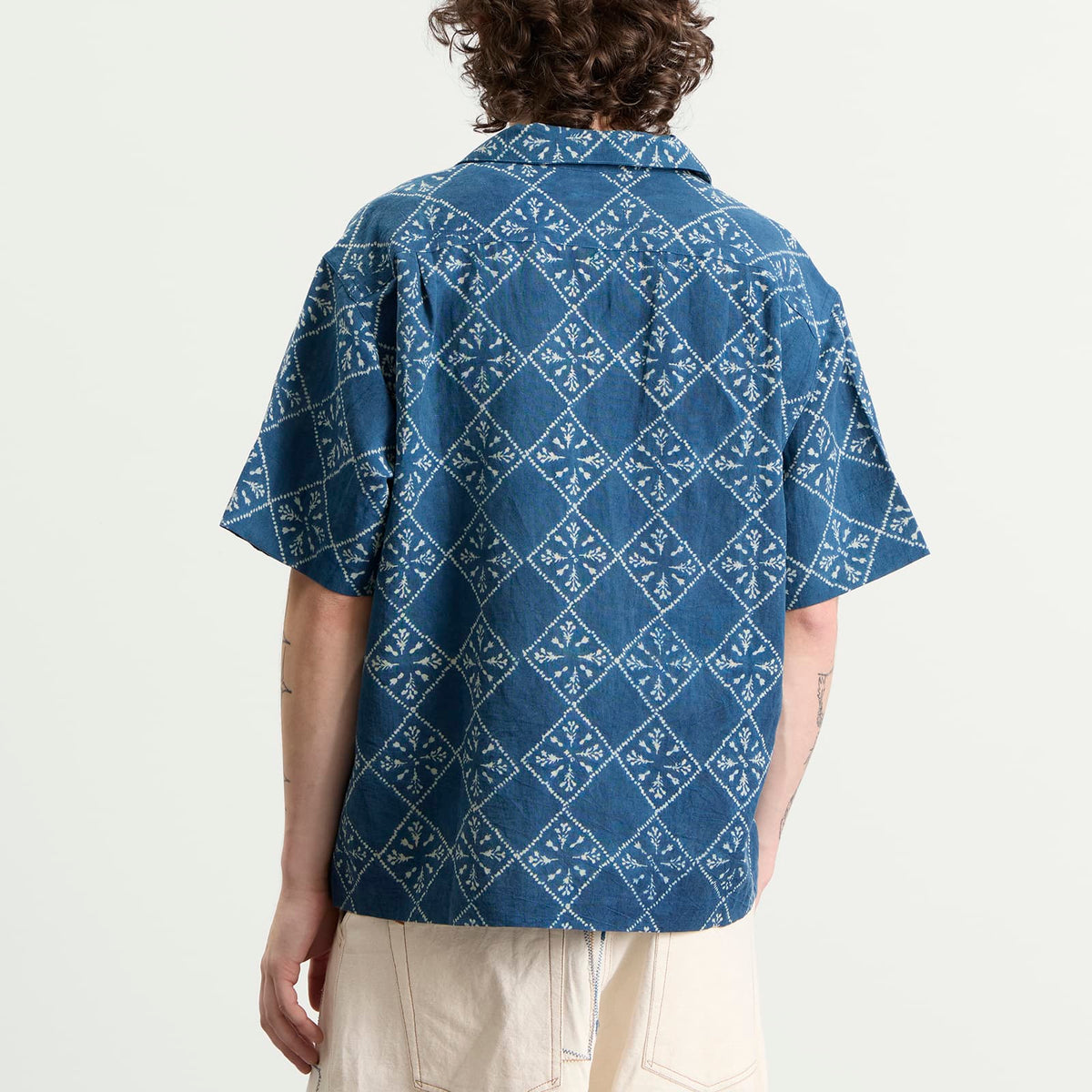 Story mfg. Hand Block Printed Greetings Shirt