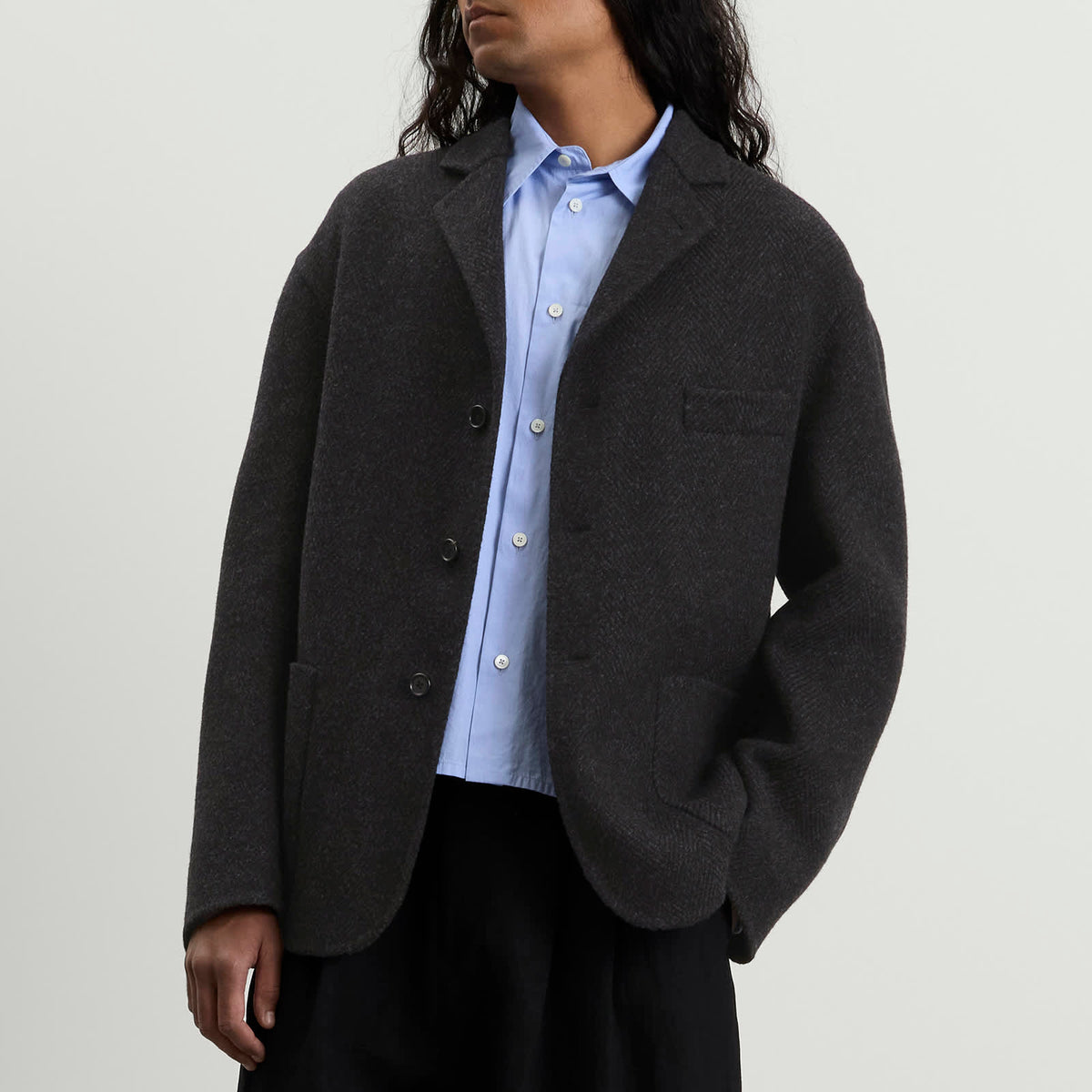 Jil Sander Wool Double Faced Workwear Jacket