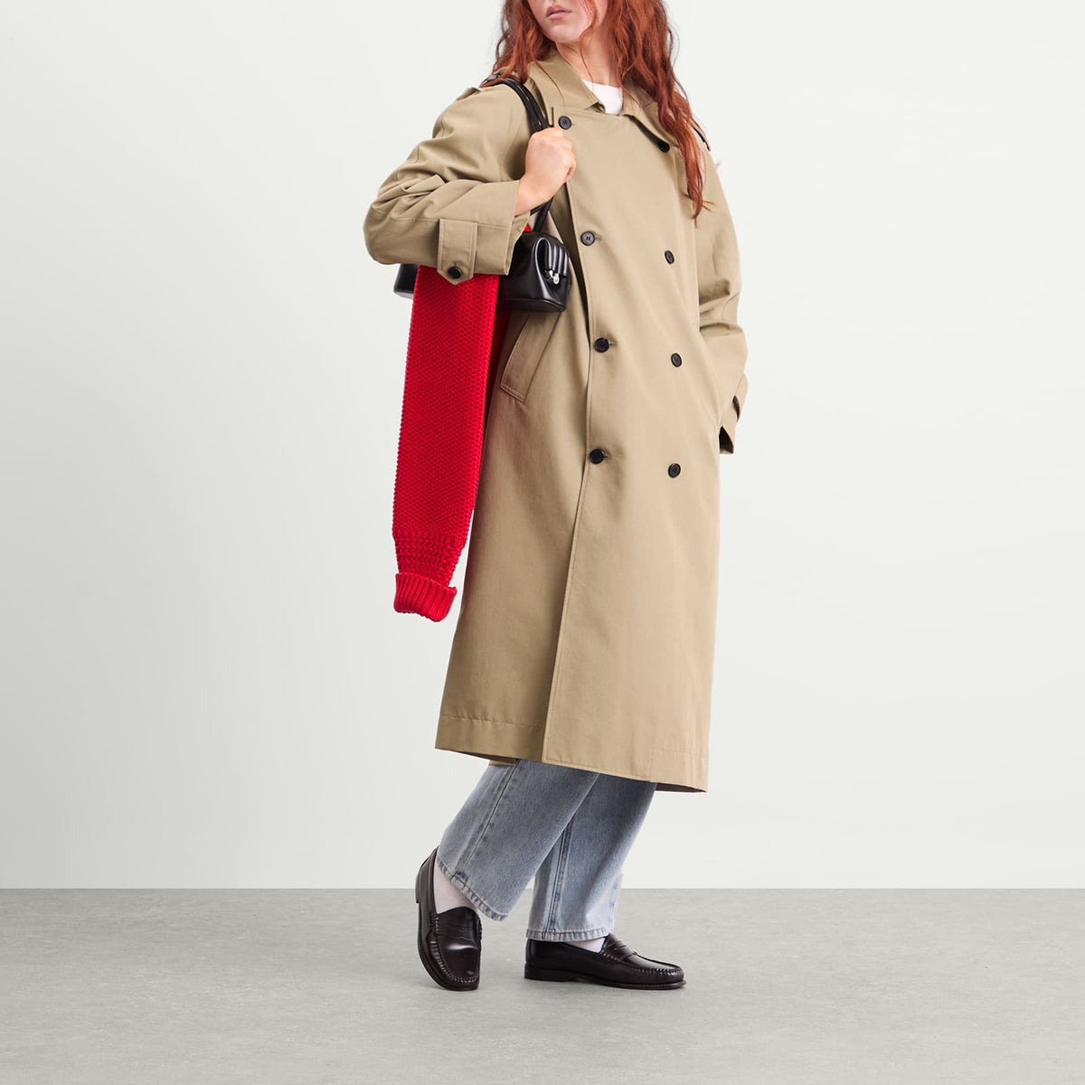 DUNST Oversized Trench Coat