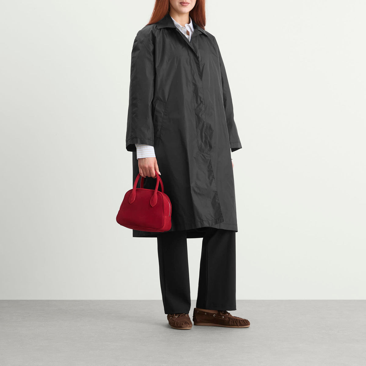 Dunst Suede Boston Bag