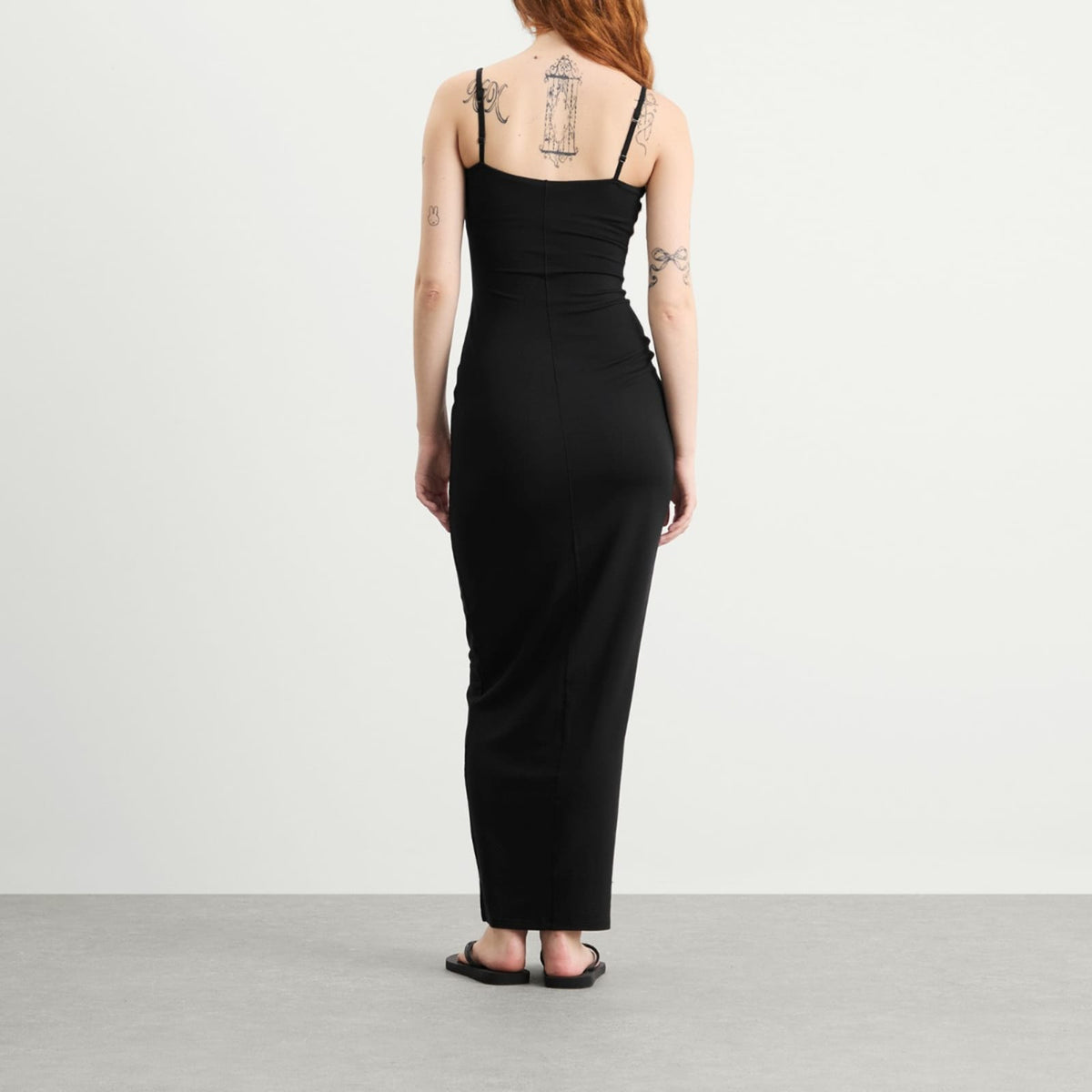 SKIMS Smooth Lounge Skimpy Scoop Neck Dress