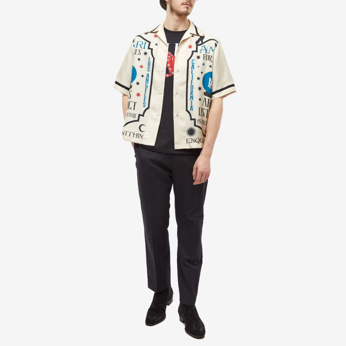 AMIRI Amiri Fortune Bowling Shirt