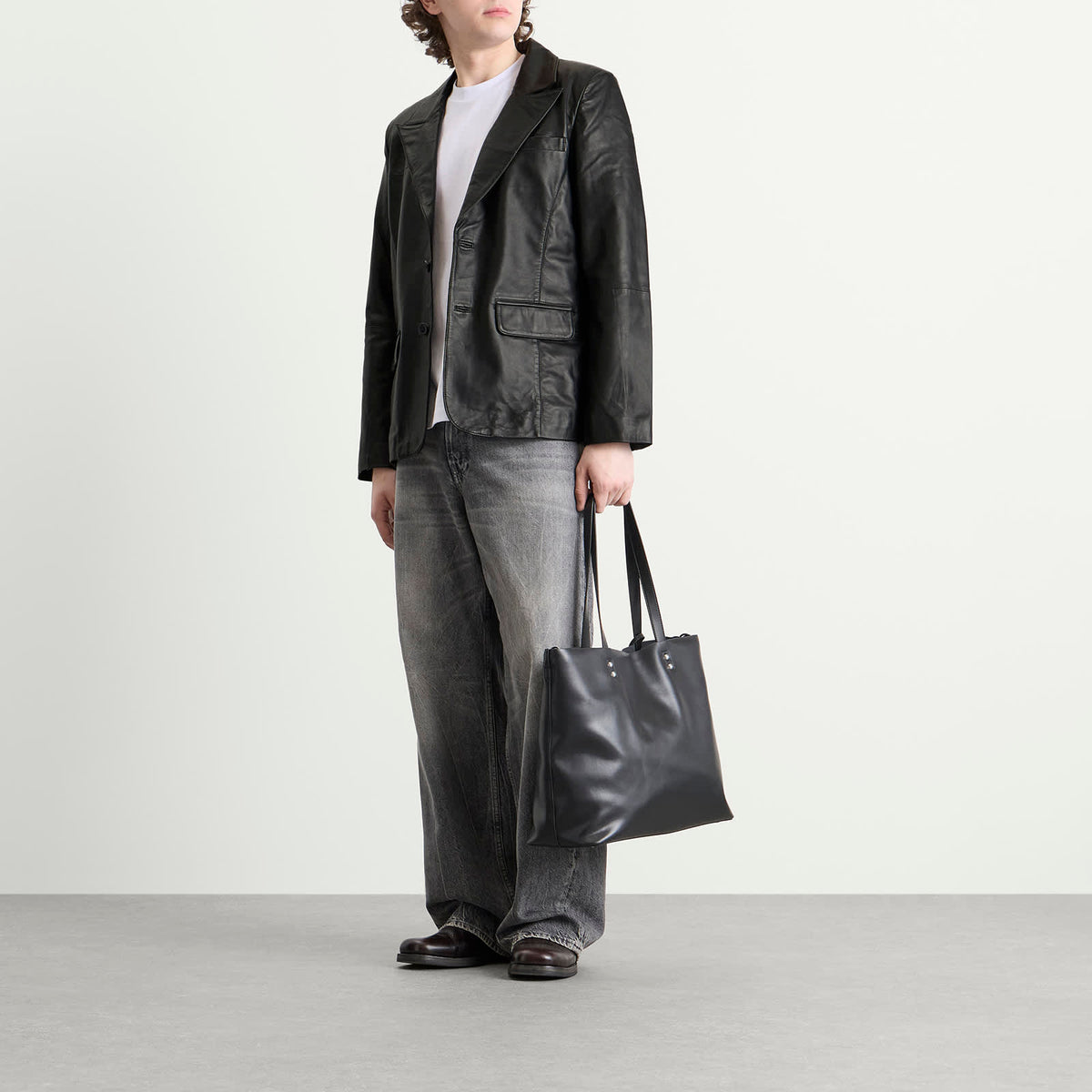 Deadwood Stanley Leather Blazer