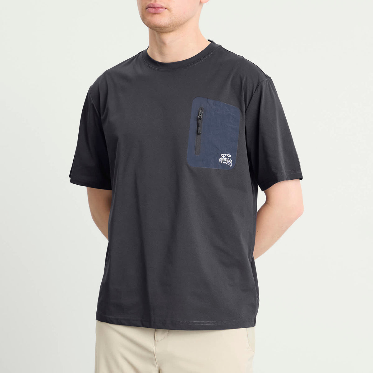 Karma8a Logo Pocket Rue T-Shirt