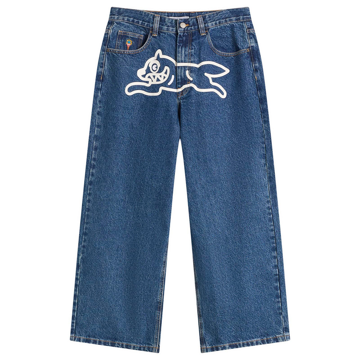 ICECREAM Running Dog Triple Scoop Wide Denim Jeans