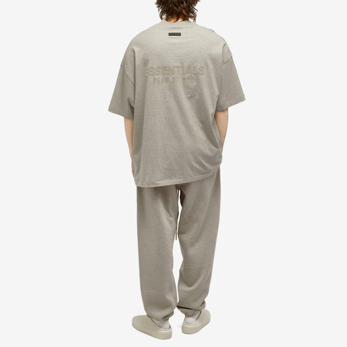 Fear of God ESSENTIALS Spring Logo V-Neck T-Shirt