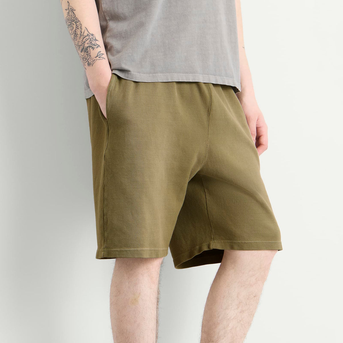 Les Tien Pique Cotton Rider Short