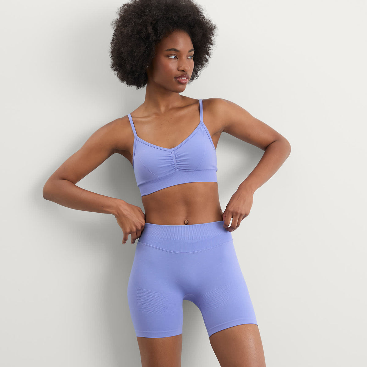 TALA Sculpt Seamless Ruched Bra - END. Exclusive