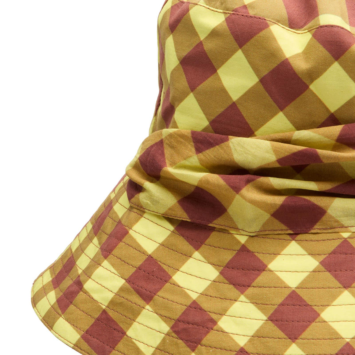 Damson Madder Sunhat With Tie