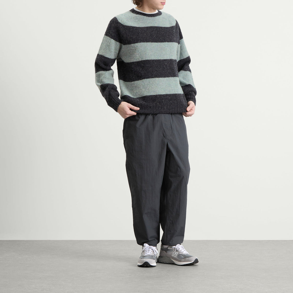 YMC Suedehead Crew Neck Knit - END. Exclusive