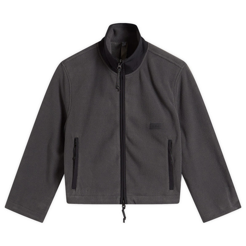 SKIMS Fleece Lounge Shrunken Zip Up Jacket