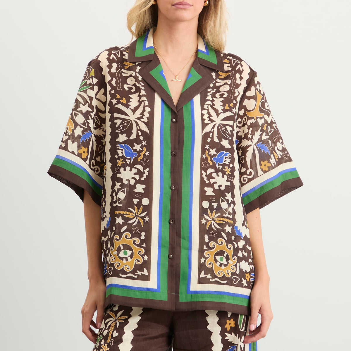 ALÉMAIS Maroc Relaxed Shirt