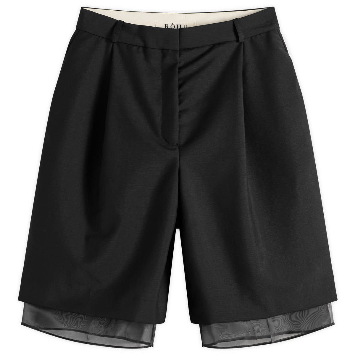 Róhe Organza Lined Shorts
