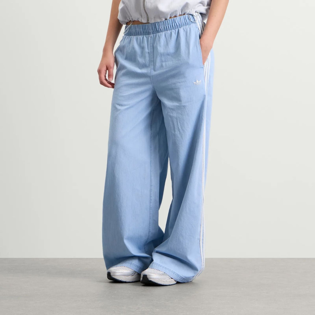 adidas Denim Wide Leg Pants