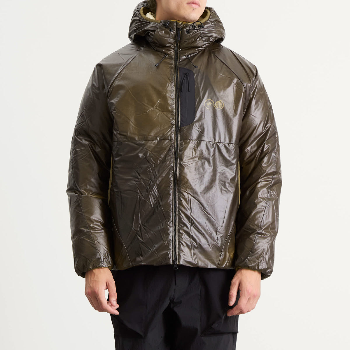 Purple Mountain Observatory Obsidian Shield Puffa Jacket